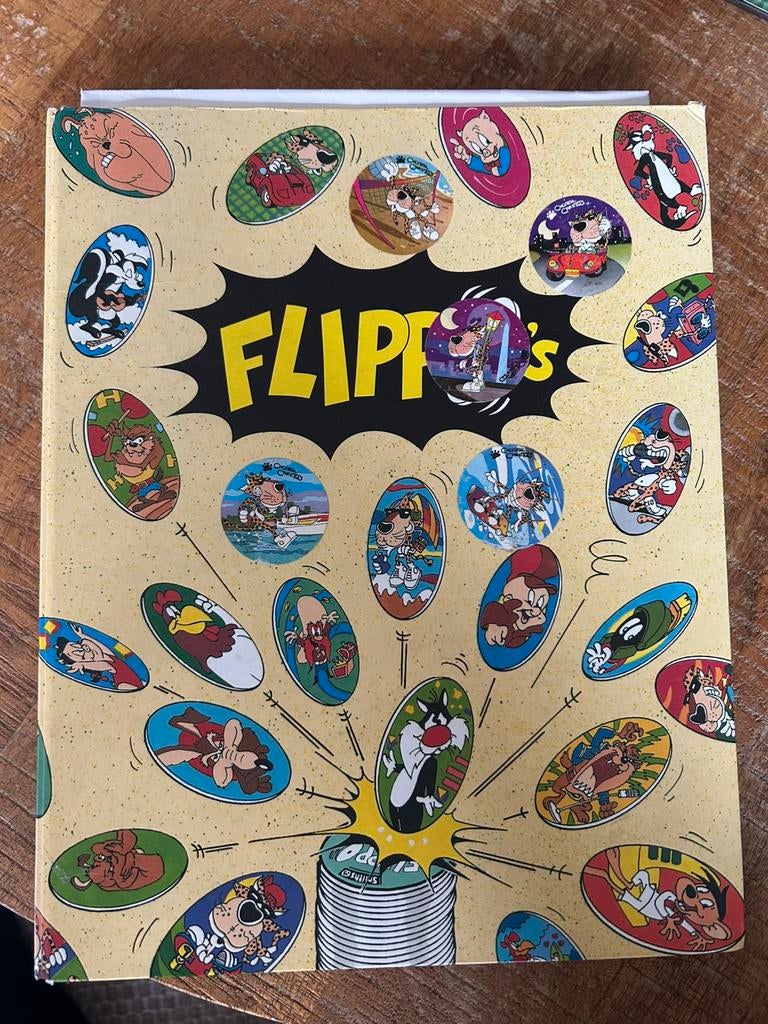 Flippo map met poster. Redelijk compleet., Verzamelen, Flippo's, Ophalen of Verzenden, Map, Album of Poster