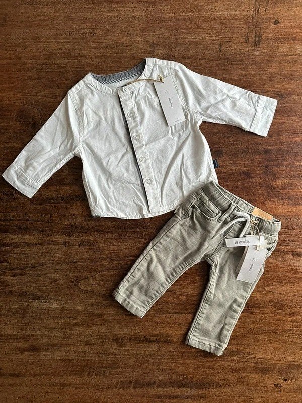 9. Nieuw Setje Noppies Maat 56, Kinderen en Baby's, Babykleding | Maat 56, Nieuw, Ophalen of Verzenden, Setje, Jongetje