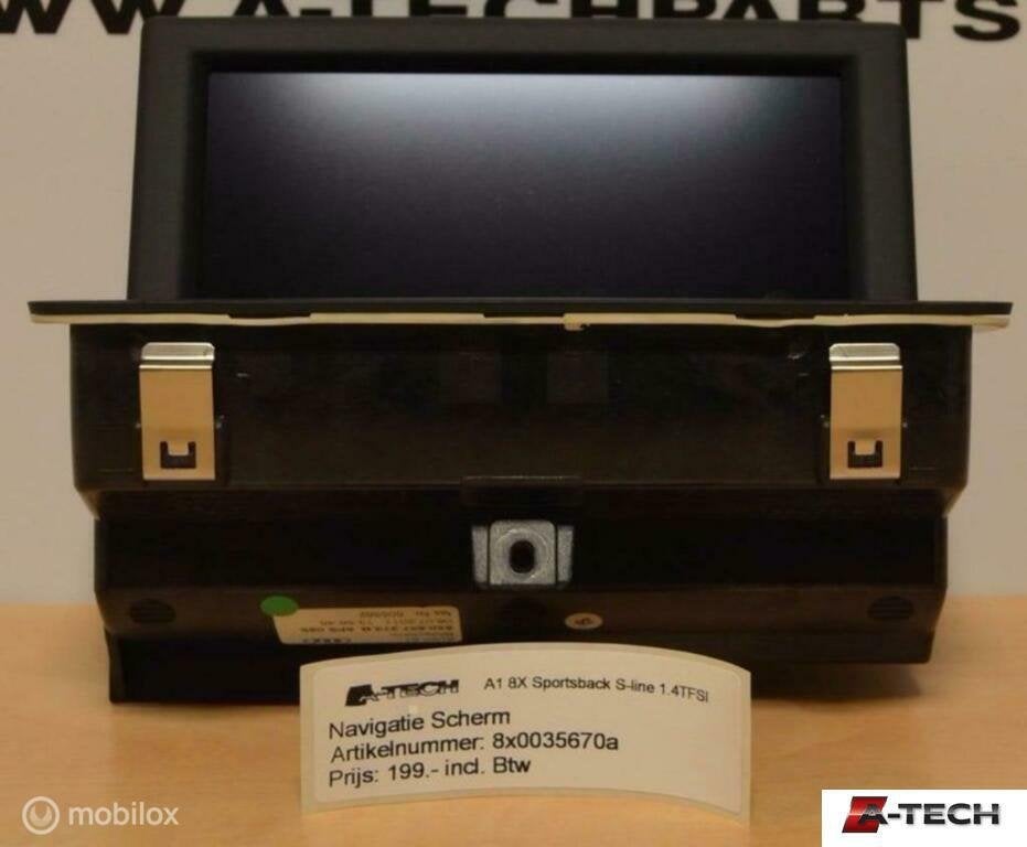 Navigatiedisplay Audi A1 Sportback 8X('12-'18) 8x0857273b, Auto-onderdelen, Audi, Gebruikt, Audi, Ophalen of Verzenden