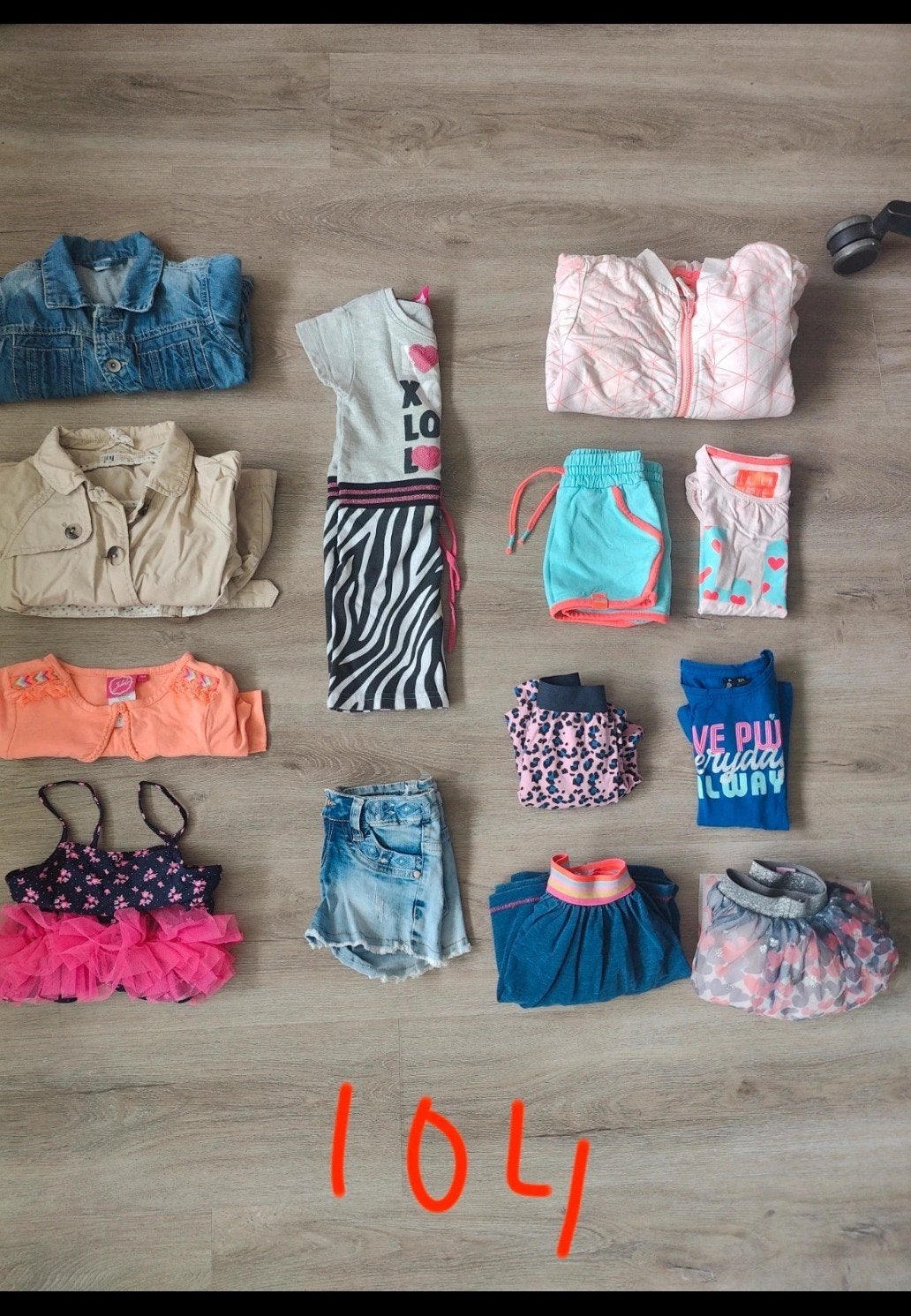 kleding pakket meisje 104 oa z8, Ophalen of Verzenden, Zo goed als nieuw, Maat 104