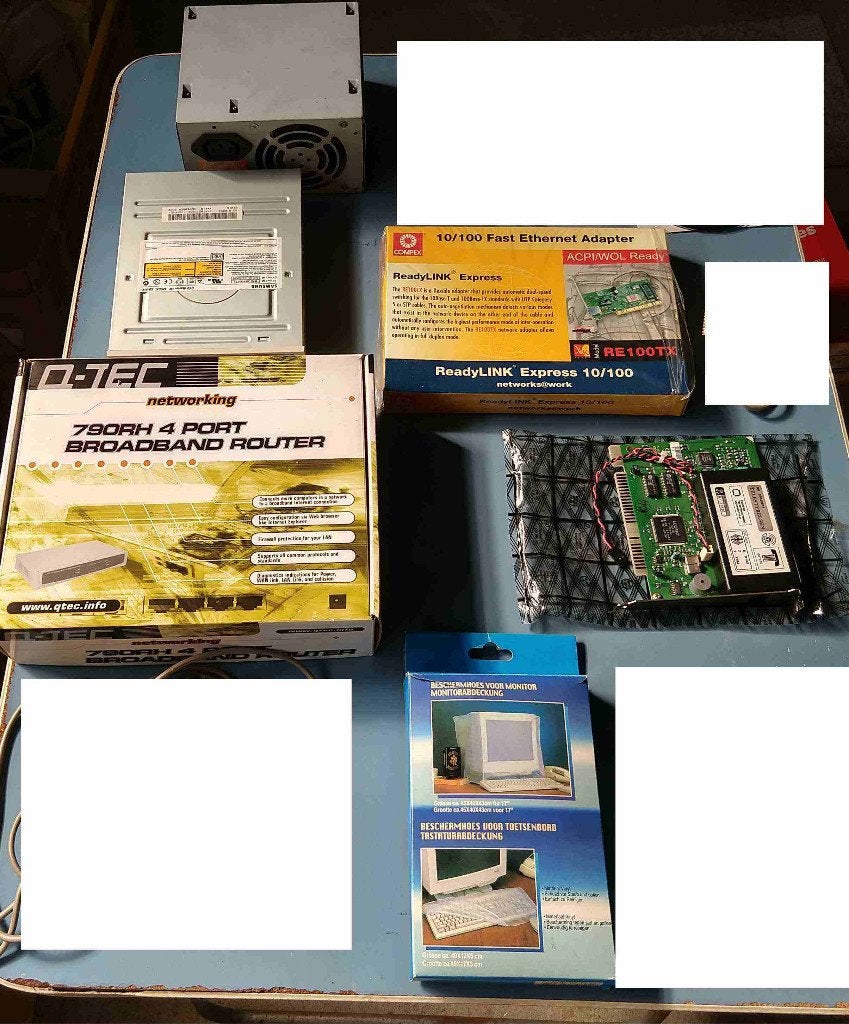Computer spulletjes onderdelen, mogelijk deels defect, Ophalen of Verzenden, Gebruikt