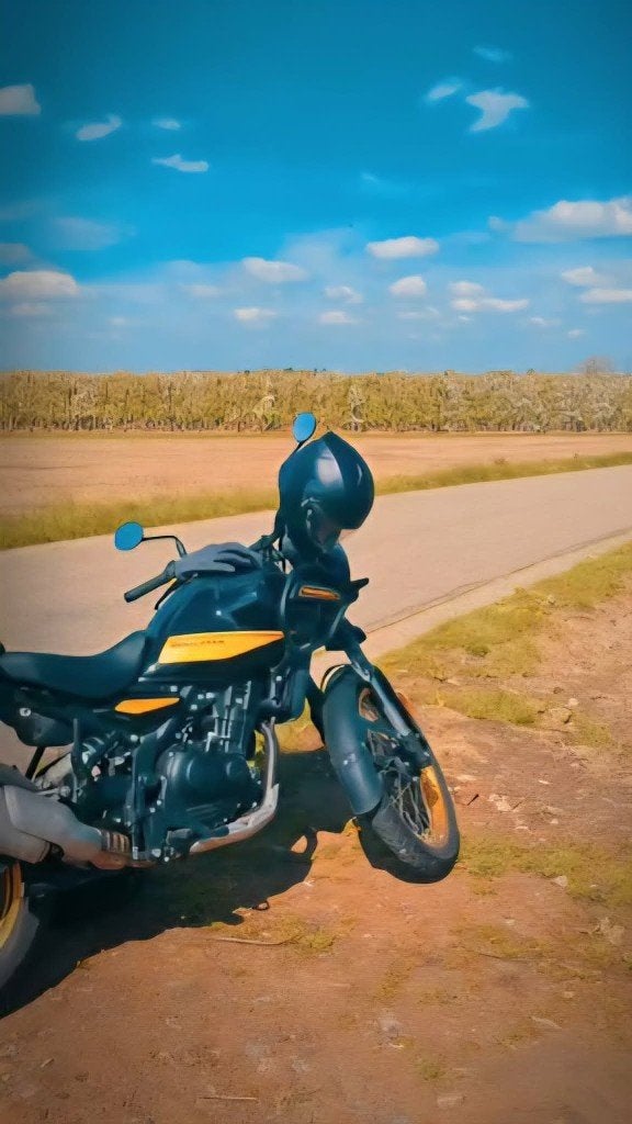 Royal Enfield Himalayan 450 - Hanle Black, Motoren, Motoren | Royal Enfield, 450 cc, LED Verlichting, Gebruikt, Particulier