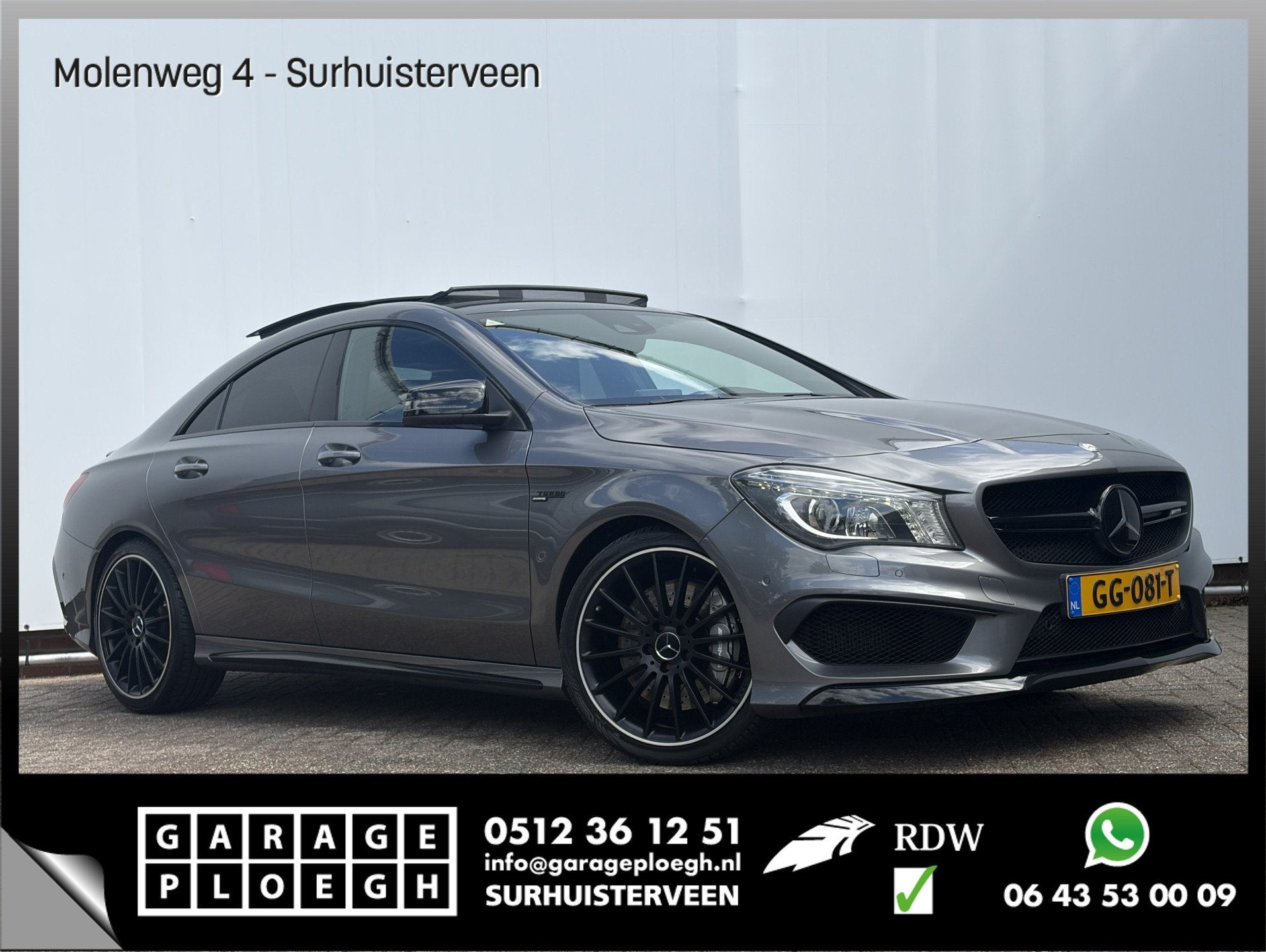 Mercedes-Benz CLA-Klasse AMG 45 4MATIC OrigNL Pano.dak HK Ad, Automaat, CLA, Gebruikt, Euro 6