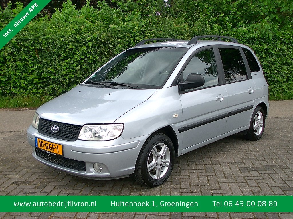 Hyundai Matrix 1.6 '08, PDC, trekhaak, airco, nieuwe APK., Auto's, Hyundai, Voorwielaandrijving, Matrix, Stof, Parkeersensor