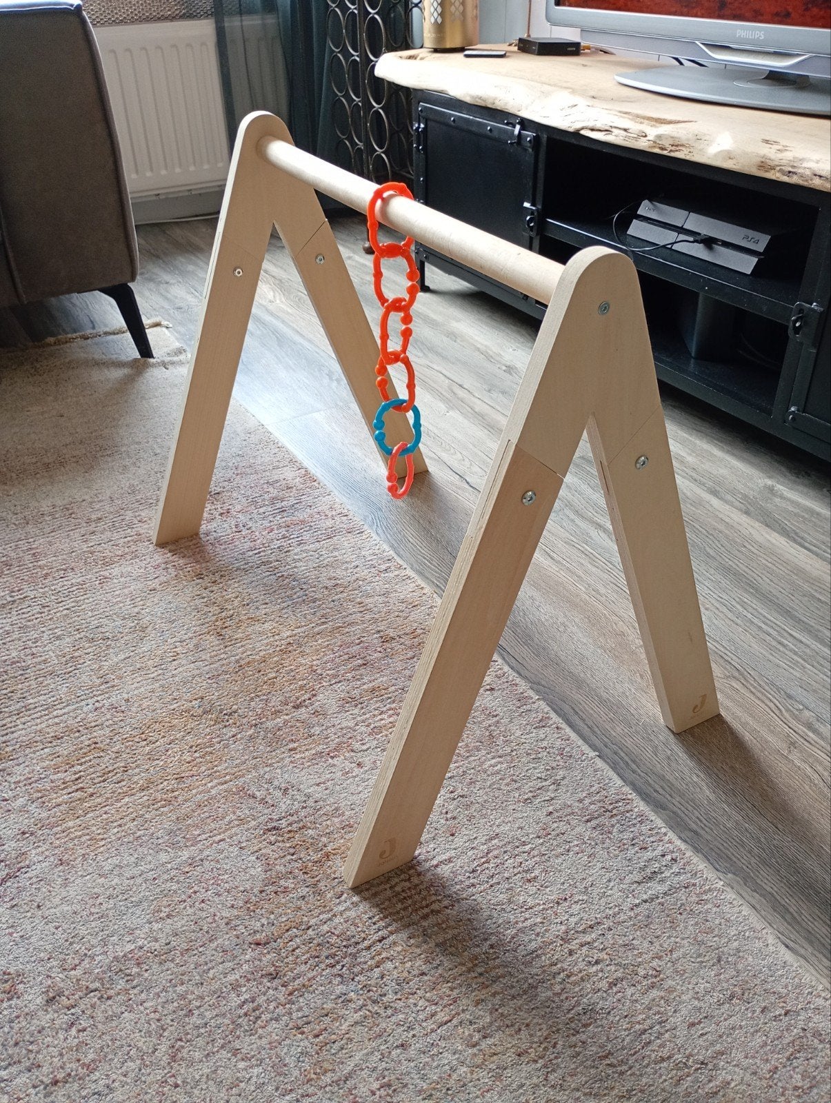 Jollein Babygym - Houten Speelboog, Ophalen of Verzenden, Zo goed als nieuw, Babygym