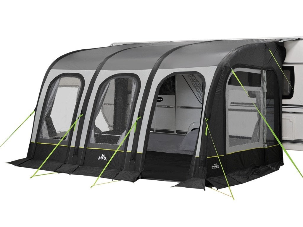 Obelink voortent VIERA 420 easy air, Caravans en Kamperen, Ophalen, Zo goed als nieuw, Polyester