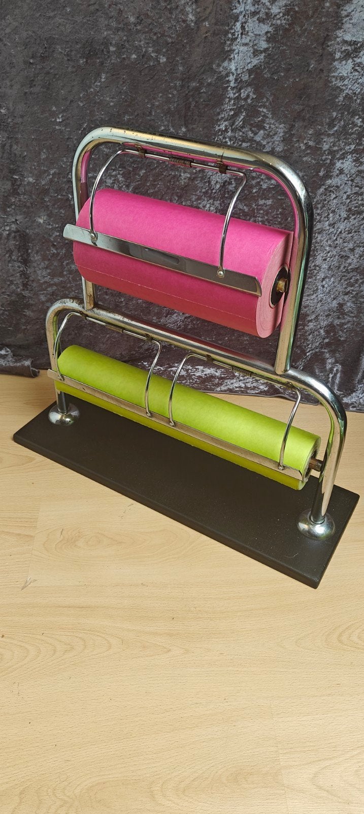 Vintage dubbele papierrolhouder, Ophalen