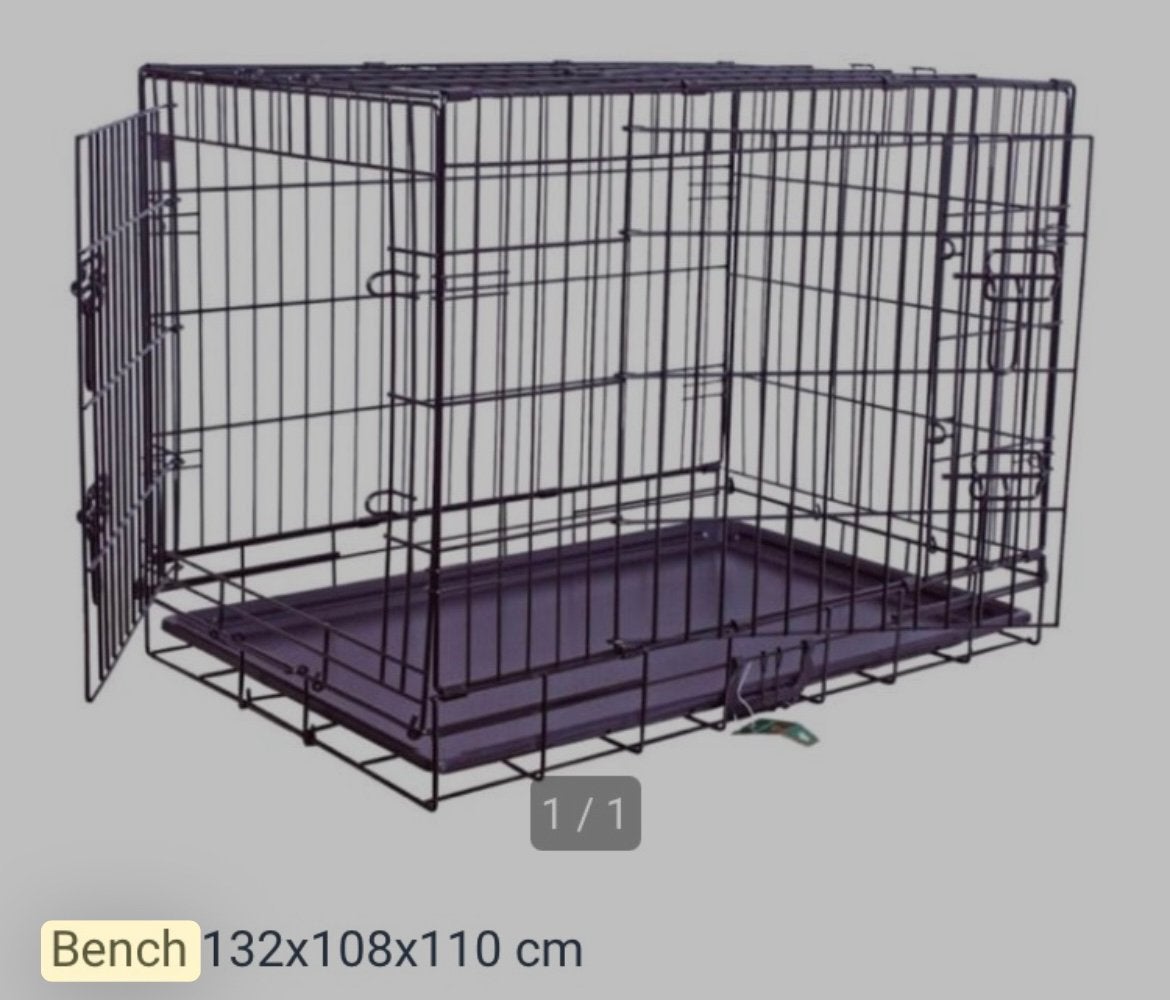 Grote bench XXL (132x108x110), Dieren en Toebehoren, Ophalen, Gebruikt