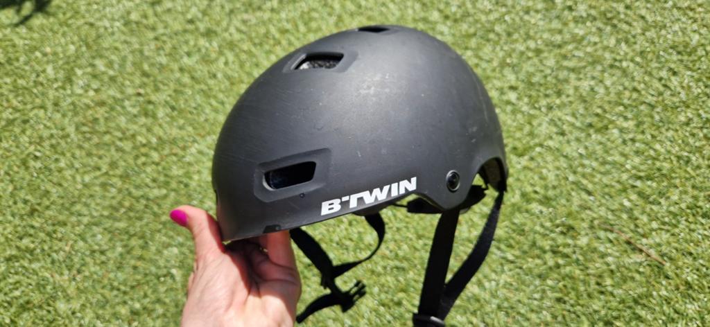B'Twin helm Zwart - Maat S, Ophalen of Verzenden, Gebruikt, B'Twin