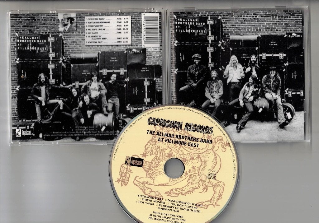 THE ALLMAN BROTHERS BAND CD At Fillmore East, Cd's en Dvd's, Ophalen of Verzenden, Zo goed als nieuw, Poprock