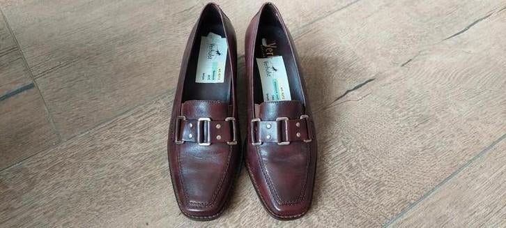 Pumps - Instappers donkerbruin maat 37,5 Verhulst, Ophalen of Verzenden, Nieuw, Bruin