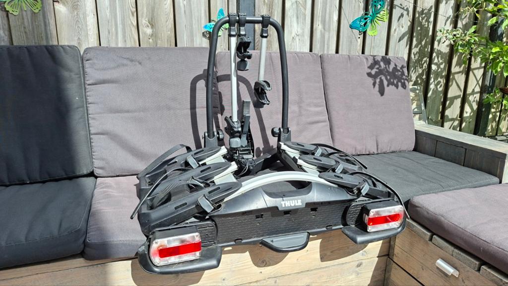 Thule Velocompact 927, voor 3 fietsen, Auto diversen, Fietsendragers, Ophalen, 3 fietsen of meer, Zo goed als nieuw, Trekhaakdrager