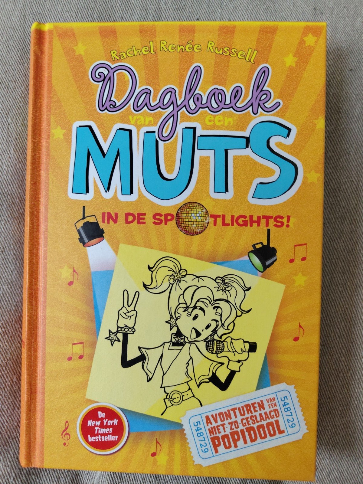 Dagboek van een Muts - In de Spotlights!, Boeken, Kinderboeken | Jeugd | 10 tot 12 jaar, Ophalen of Verzenden, Zo goed als nieuw
