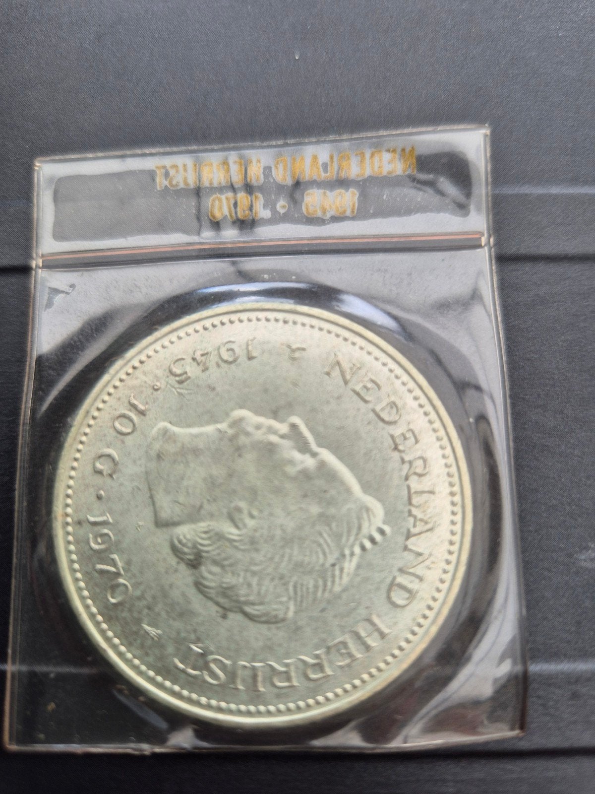 Nederland Herrijst 1945-1970 Juliana 10 Gulden Munt, Ophalen of Verzenden, Koningin Juliana, 10 gulden, Losse munt