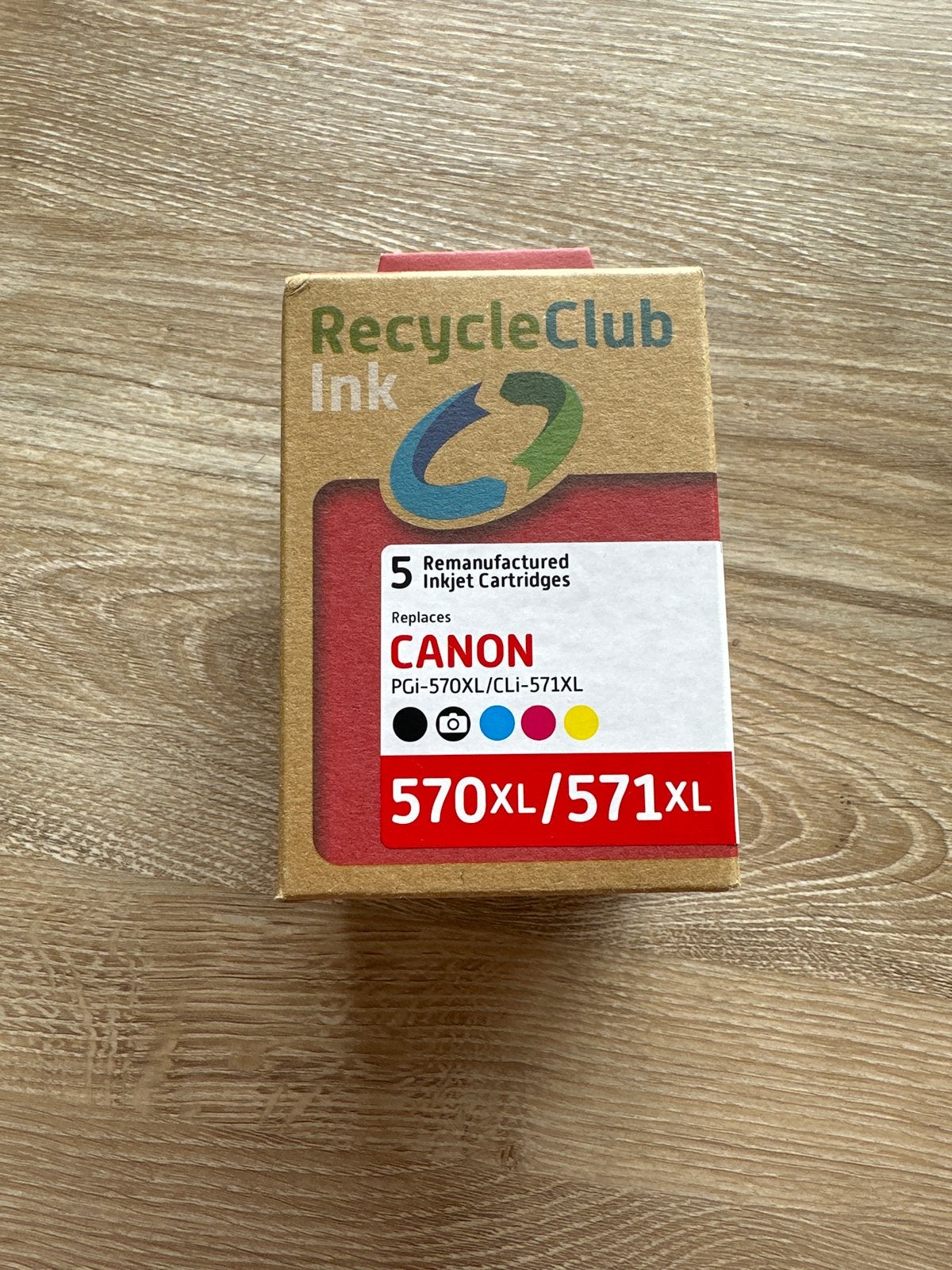 RecycleClub Ink Cartridges Canon 570XL/571XL (5 stuks), Info@recycleclub.nl, Recycleclub, Verzenden, Cartridge