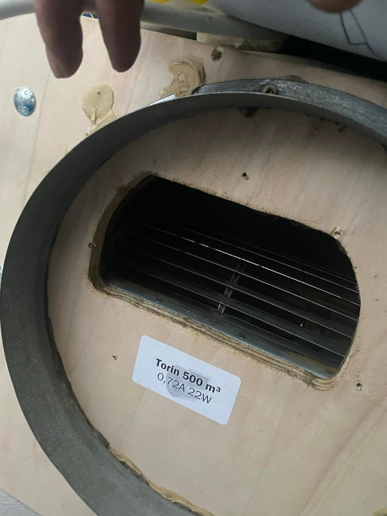 Torin 500 m³ Afzuiger/Ventilator 0.72A 22W, Doe-het-zelf en Verbouw, Ventilatie en Afzuiging, Ophalen, Zo goed als nieuw, Ventilator en Afzuiger