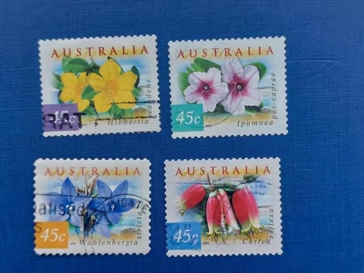Postzegel Australie 1999 Serie Bloemen  24-03, Ophalen of Verzenden, Gestempeld