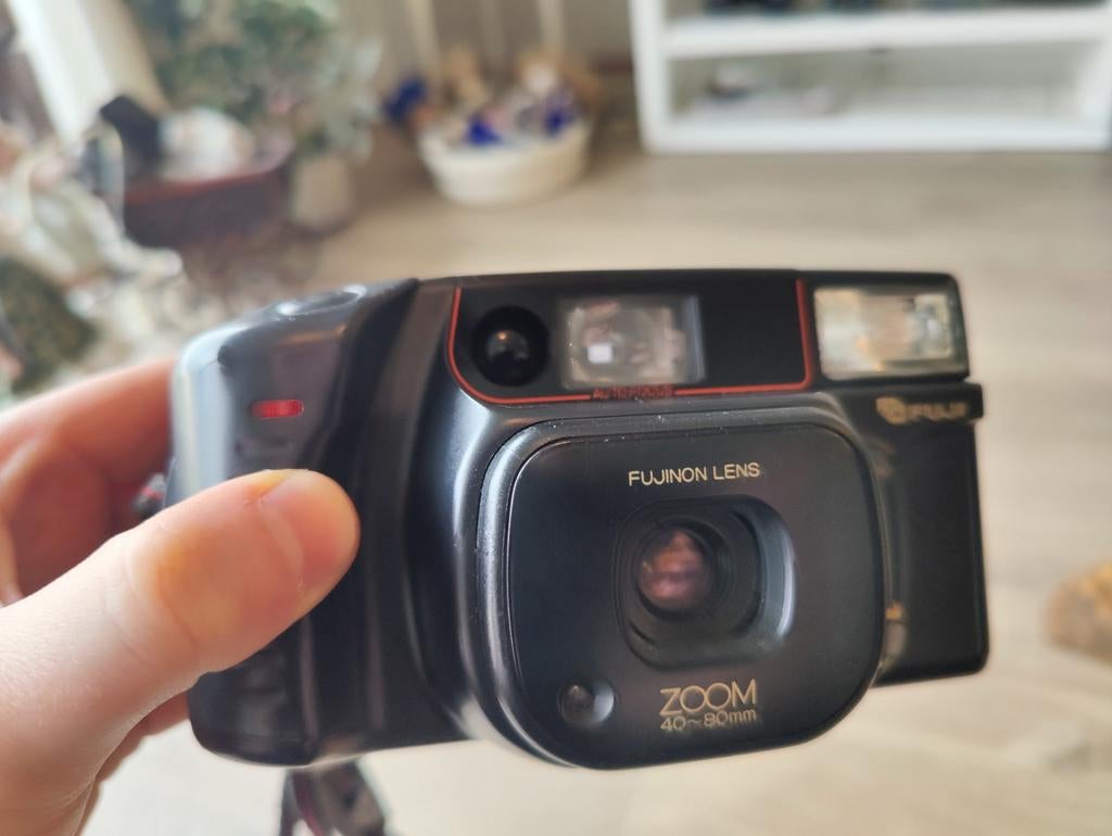 Fujifilm DL-800 Zoom analoge camera, Audio, Tv en Foto, Fotocamera's Analoog, Ophalen, Gebruikt, Compact, Fuji