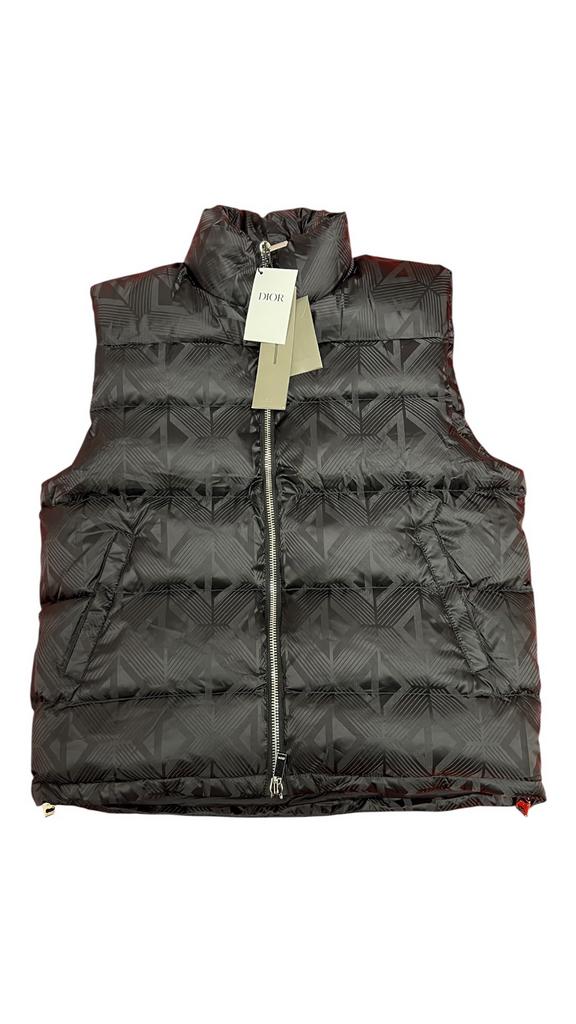 Dior Bodywarmer “CD Christan Dior Monogram” maat L Navy, Ophalen of Verzenden, Blauw