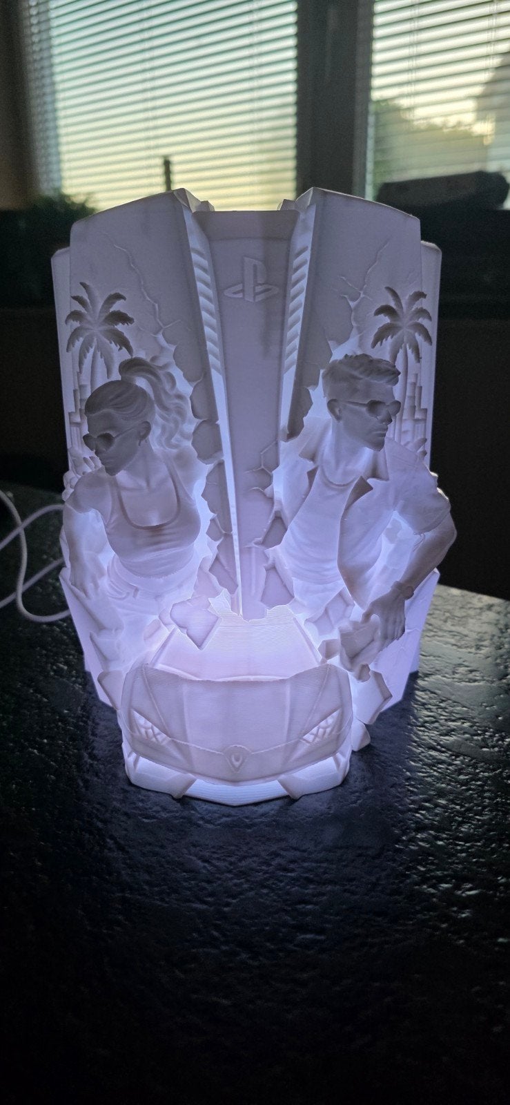 playstation lamp led gta stijl gta 6 vice city, Ophalen of Verzenden, Nieuw, PlayStation 4