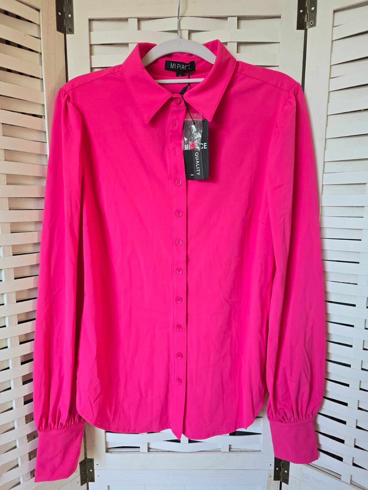 Nieuw mi piace travel blouse S fuchsia, Kleding | Dames, Ophalen of Verzenden, Nieuw, Roze