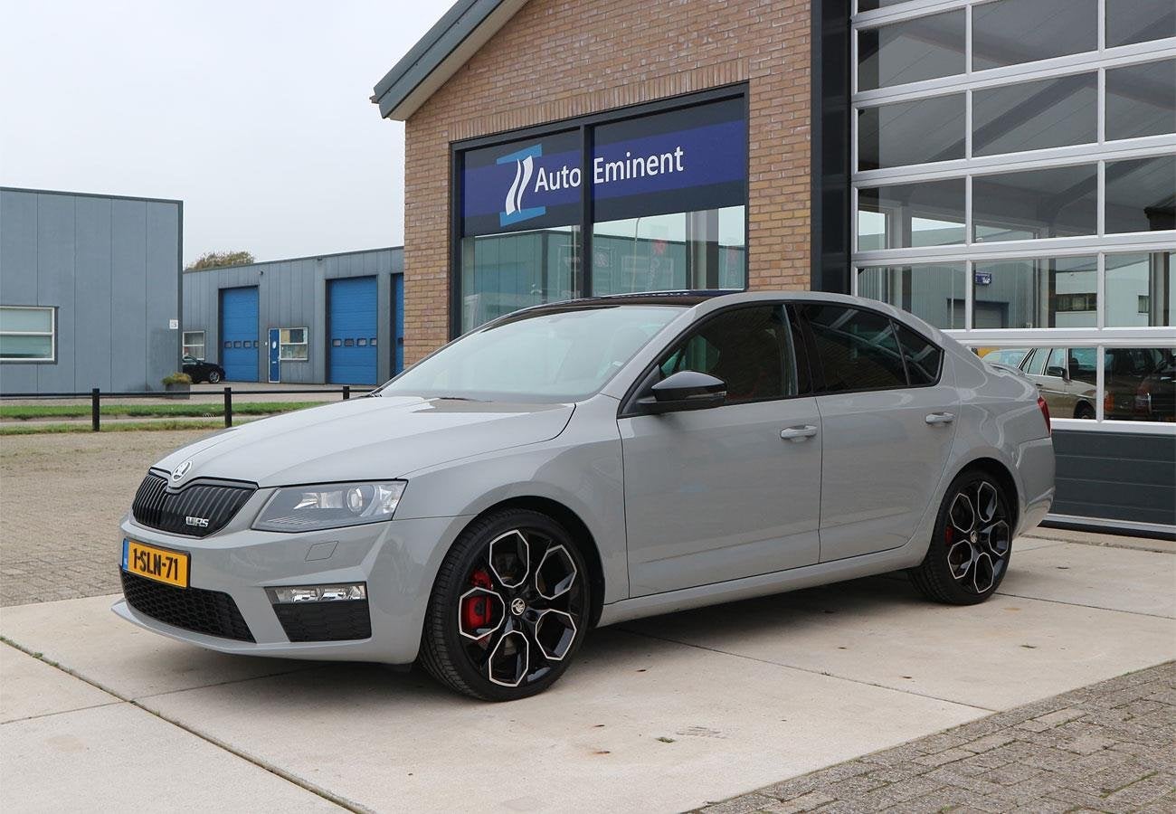Skoda Octavia 2.0 TSI RS Nieuwstaat 405 pk JD Stage4 Pano, Voorwielaandrijving, Euro 5, 1325 kg, Gebruikt
