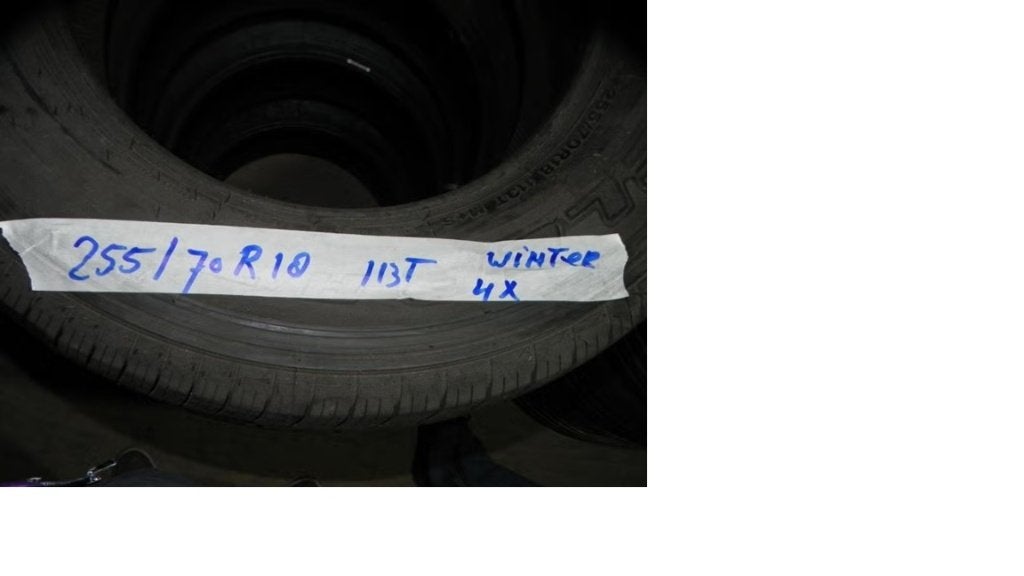 Banden winter 4x 255x70 R 18 113 T, Ophalen