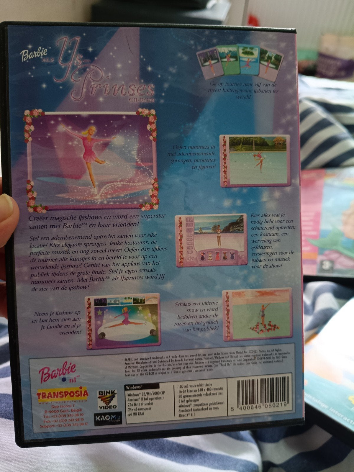 Barbie ijs prinses cd rom, Spelcomputers en Games, Games | Pc, Gebruikt, Verzenden, Overige genres, 1 speler
