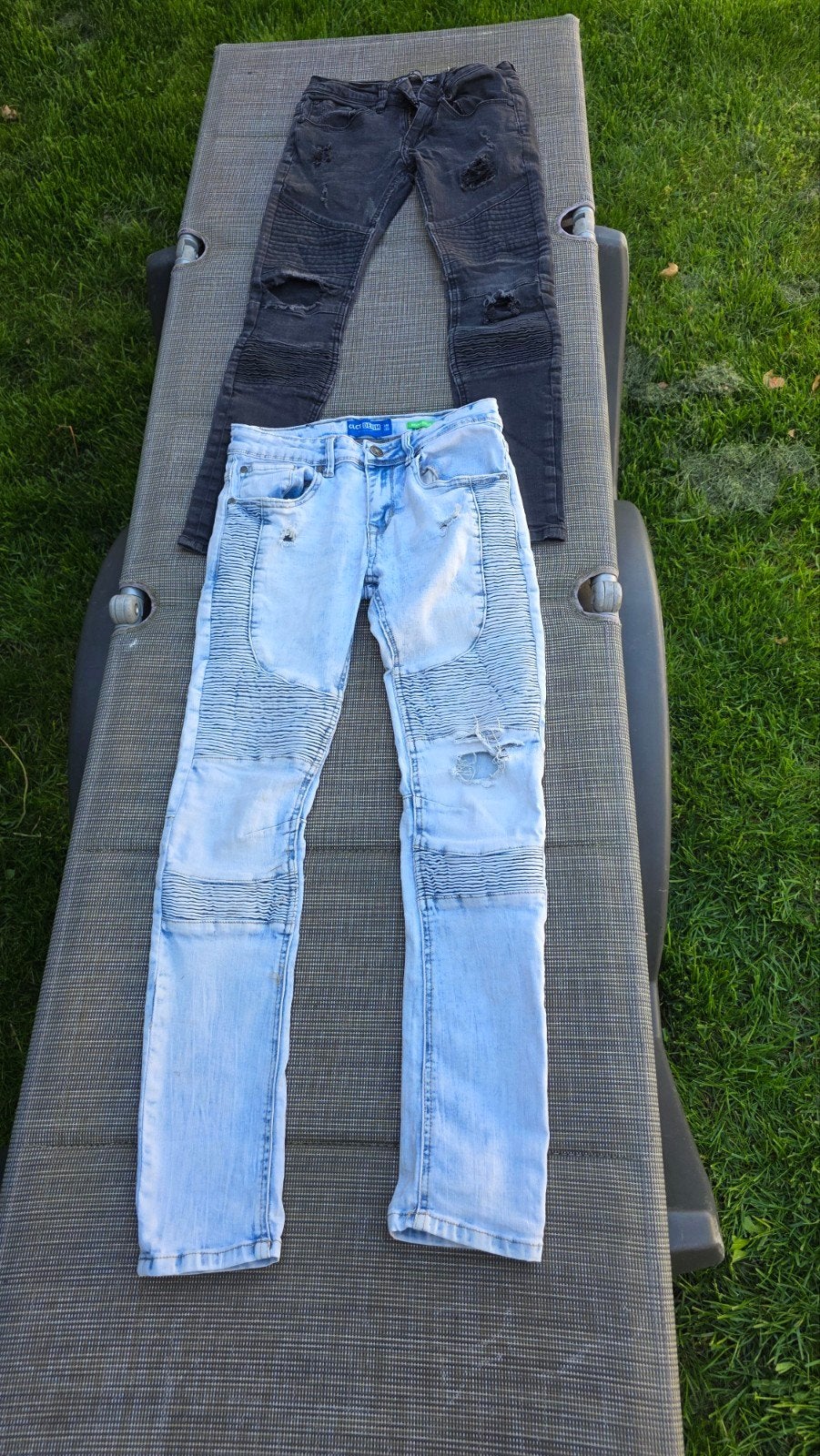 2 Stoere spijkerbroeken Milan street Rebel 146 152, Ophalen of Verzenden, Zo goed als nieuw, CLCT Denim, Street Rebel, Jongen