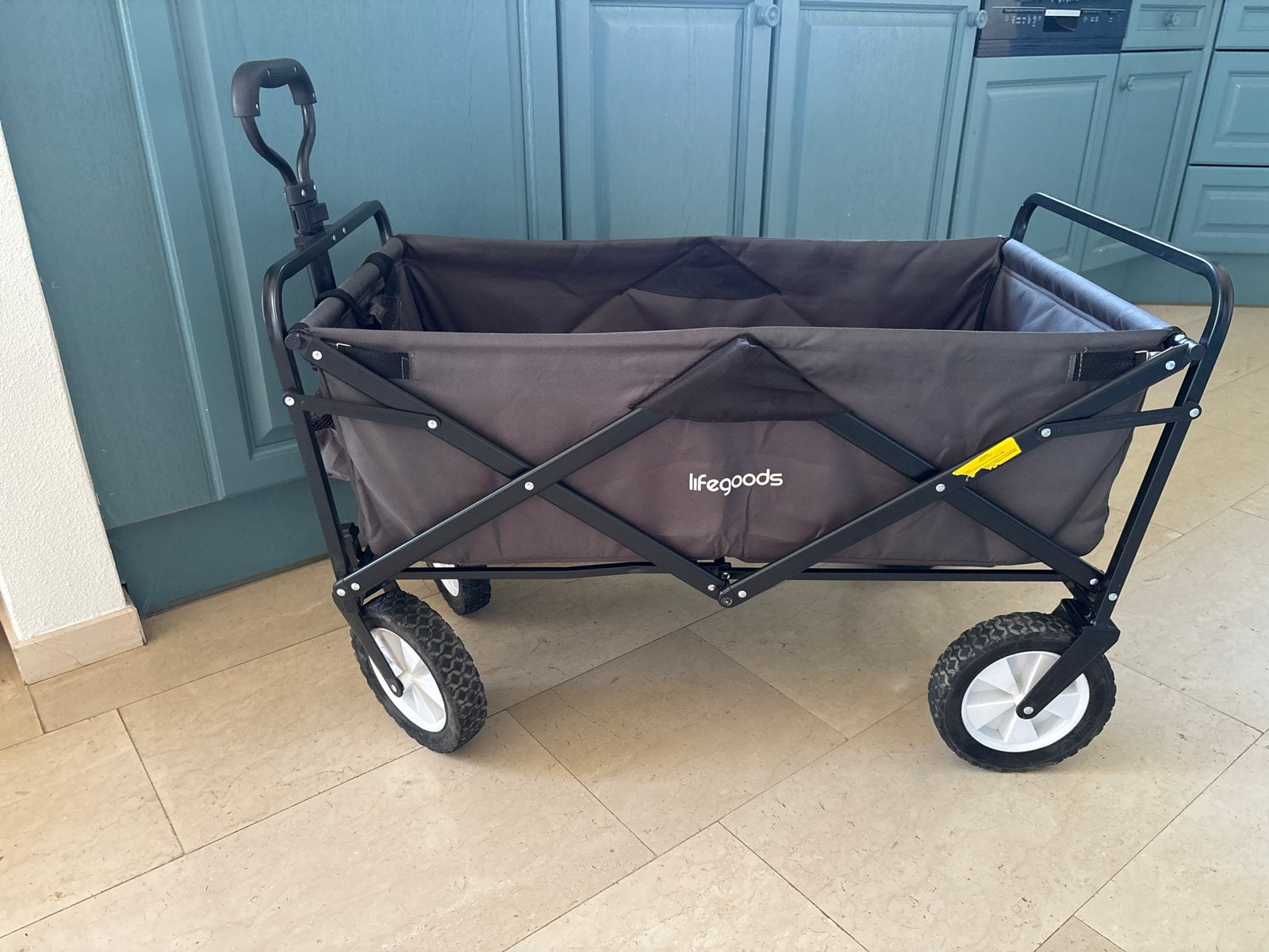 Lifegoods Opvouwbare Bolderkar - 75kg Draagvermogen, Caravans en Kamperen, Bolderkarren, Ophalen, Opvouwbaar, Zo goed als nieuw