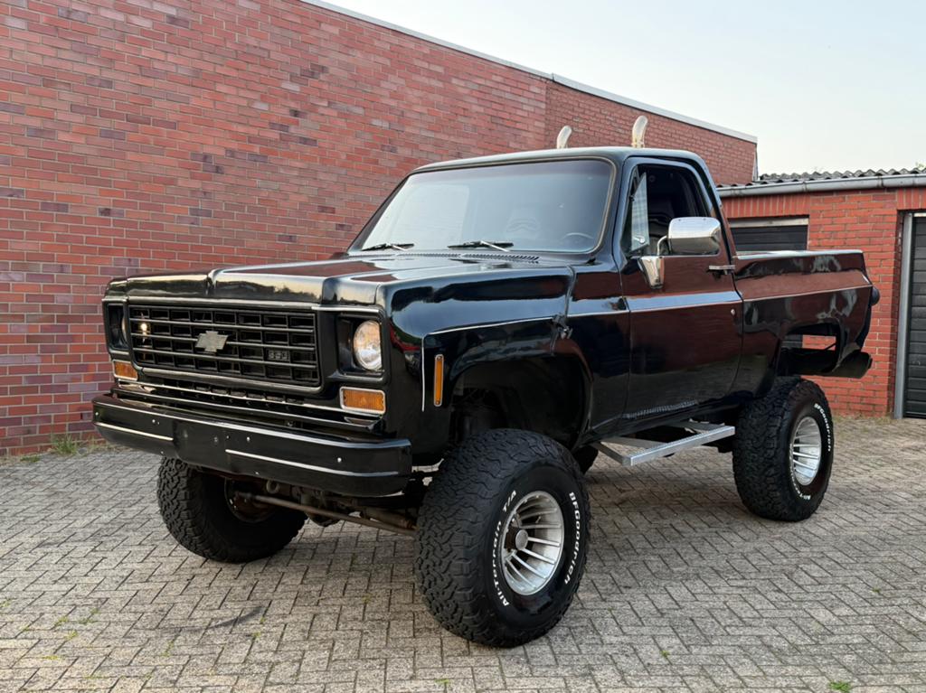 Chevrolet Blazer K5  1977 5.7 V8 Custom Pick up Build, Automaat, 5697 cc, Zwart, Chevrolet