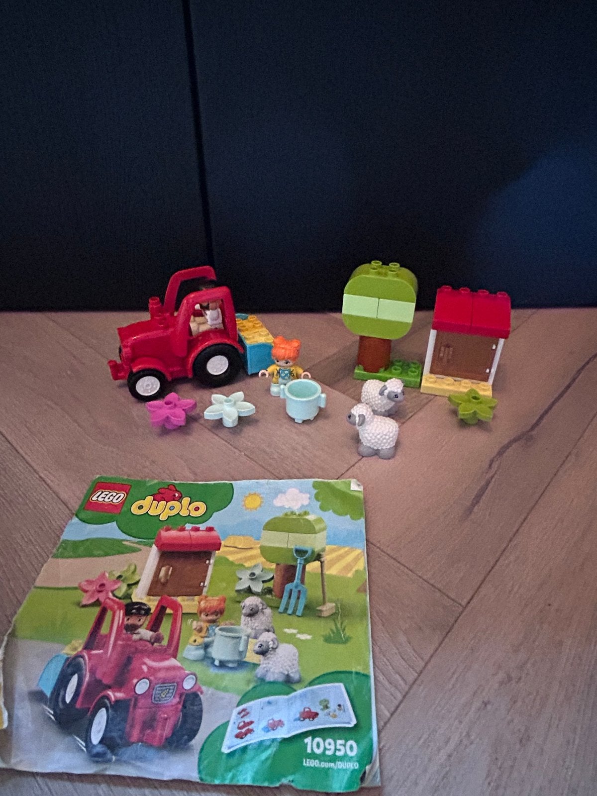 LEGO Duplo Tractor en Dieren Set (10950), Gebruikt, Overige thema's, Ophalen of Verzenden, Compleet