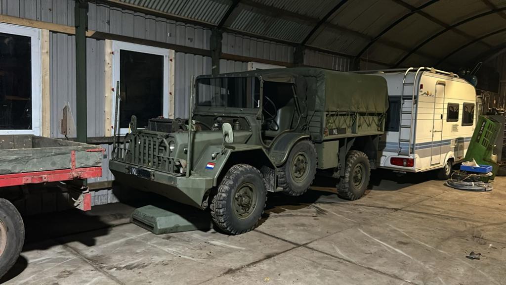 Daf YA126 radiobak veel extra's, Ophalen of Verzenden, Landmacht, Nederland