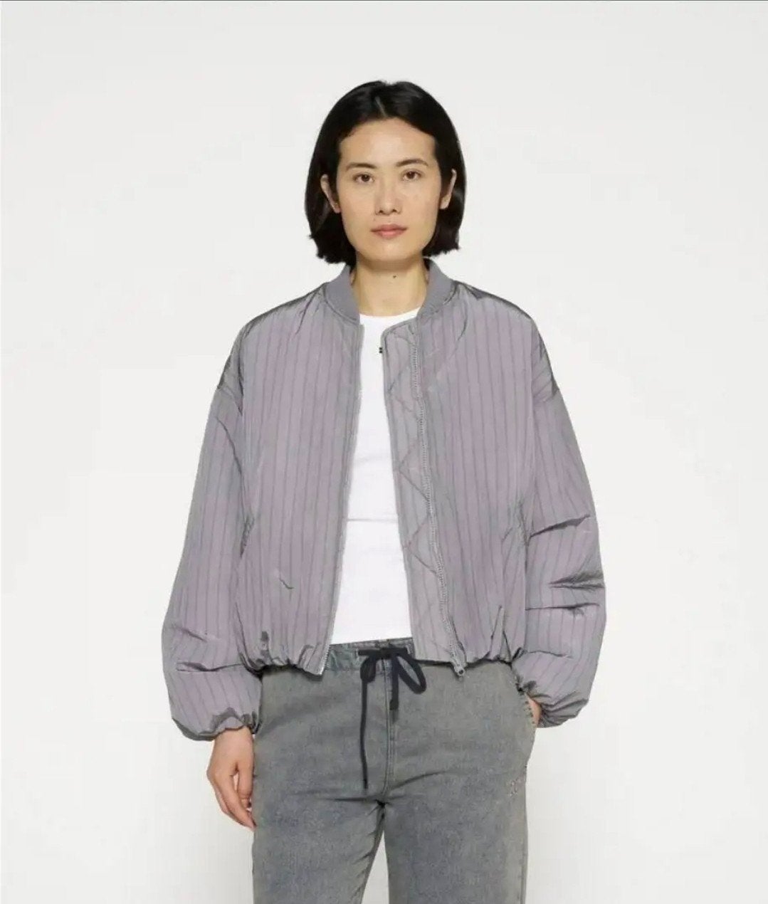 10DAYS Bomber jacket pinstripe maat L/XL, Maat 42/44 (L), 10days, Ophalen of Verzenden, Zo goed als nieuw