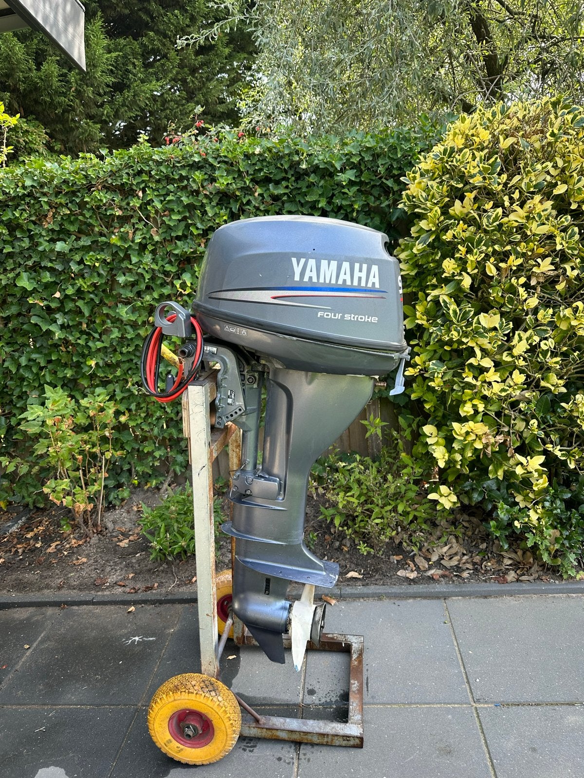 Yamaha 9.9 pk 4-takt langstaart met elektrische start, Ophalen, Zo goed als nieuw, Met afstandsbediening, 5 tot 10 pk