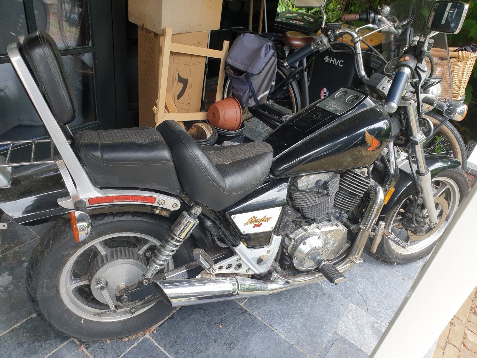 Honda Shadow VT1100 Chopper - Klassieke stijl, Motoren, Motoren | Honda, 2 cilinders, Chopper, Gebruikt, Particulier