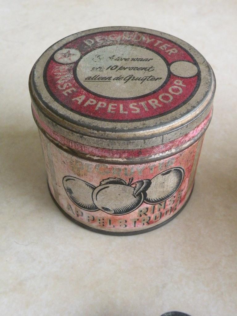 Blik van rinse appelstroop. 1950-1070., Ophalen of Verzenden, Huis en Inrichting