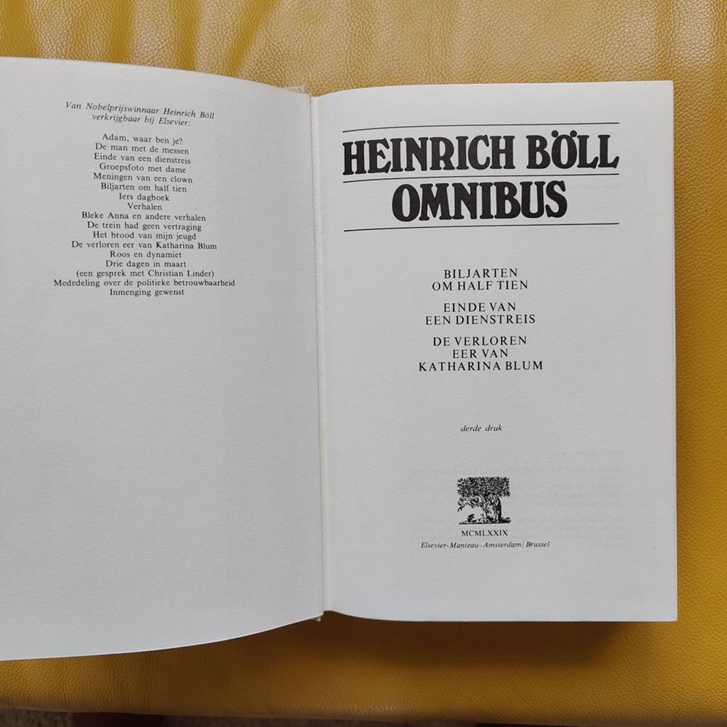 Heinrich Boll omnibus, Boeken, Ophalen of Verzenden