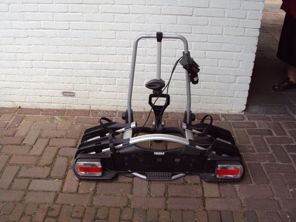fietsendrager, Ophalen, Brede banden, Zo goed als nieuw, 2 fietsen