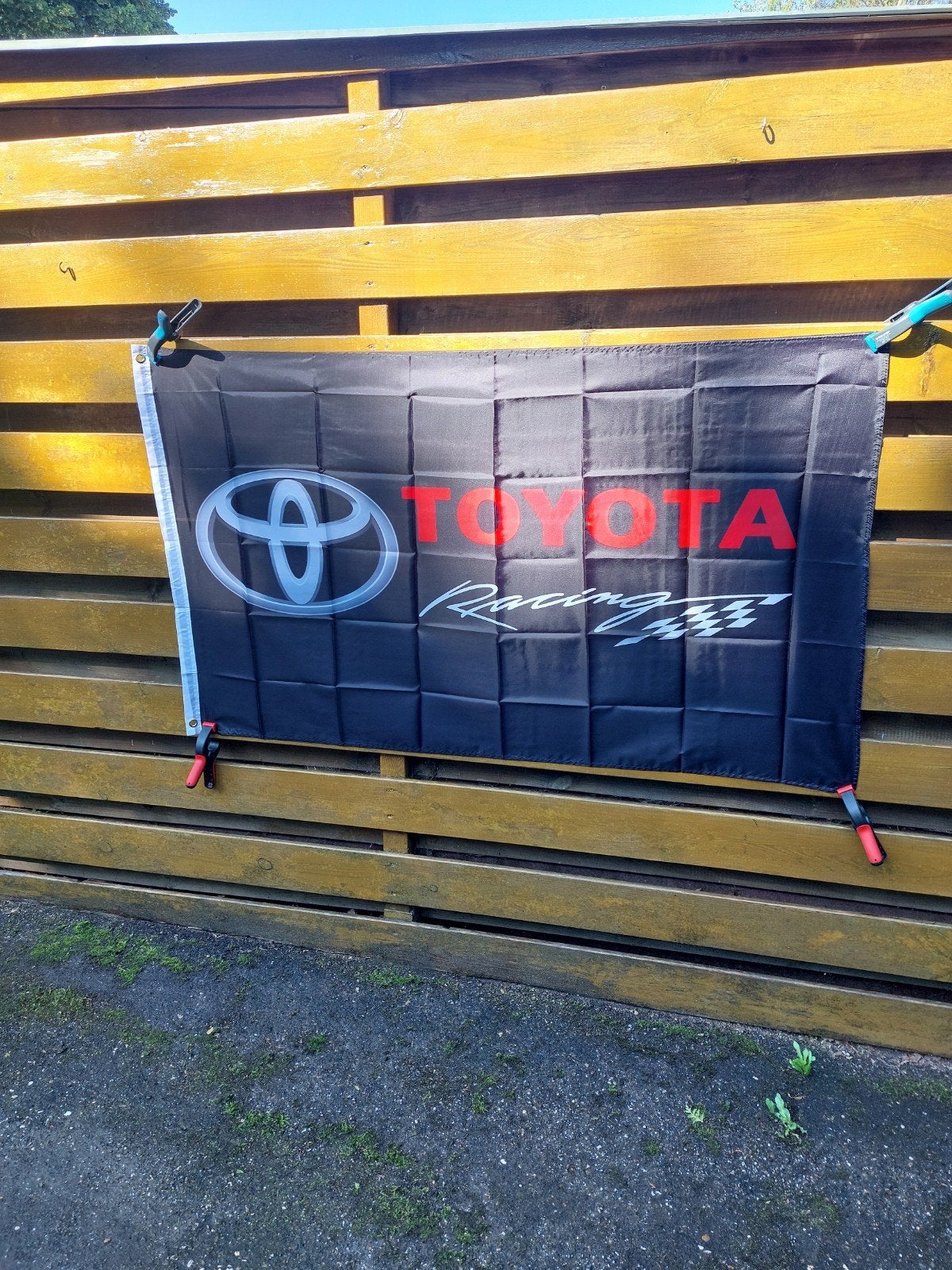 TOYOTA RACING VLAG BANNER 90X150CM, Ophalen of Verzenden