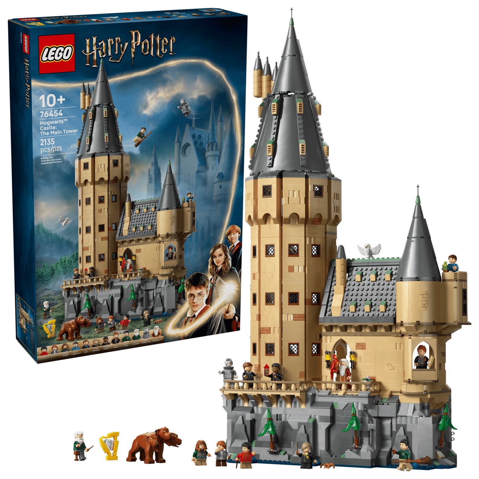 LEGO Harry Potter Zweinstein Kasteel: Hoofdtoren (76454), Lego, Harry Potter, Ophalen of Verzenden, Zo goed als nieuw