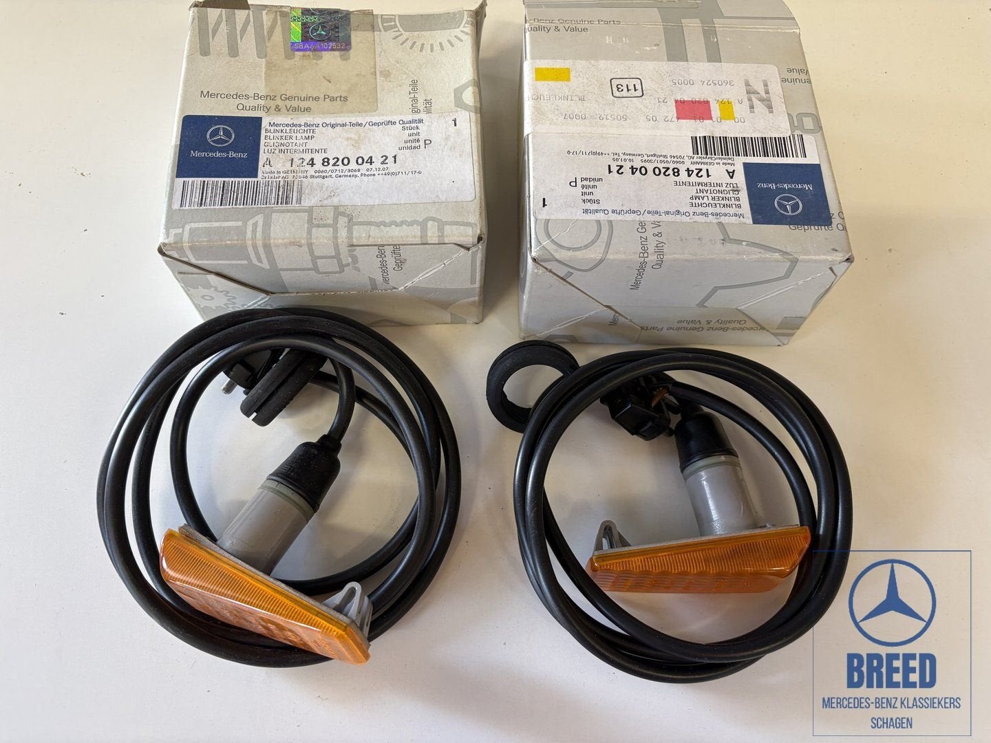 NOS zijknipperlicht L+R Mercedes-Benz R107 W124 W126 R129 W1, Auto-onderdelen, -, Nieuw, Ophalen of Verzenden, -