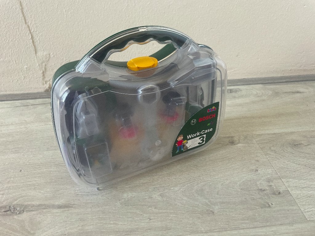 Bosch Work-Case 3 met gereedschap voor kinderen, Kinderen en Baby's, Ophalen, Zo goed als nieuw, Knutselen