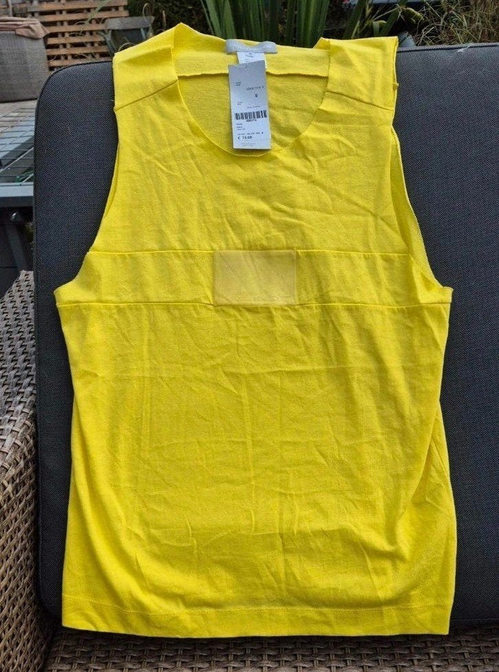Nieuwe Gosha Rubchinskiy Top - Maat S, 100% Katoen, Gosha Rubchinskiy, Geel, Nieuw, Ophalen of Verzenden