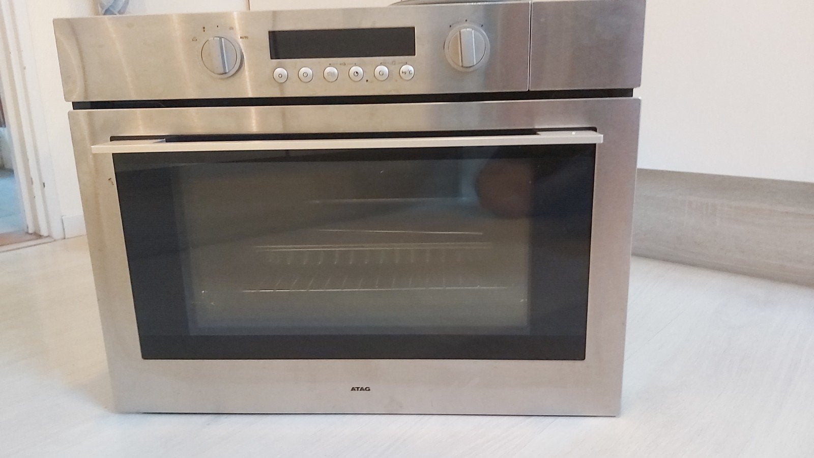 ATAG sx4411 inbouw stoomoven, zilver grijs, 45 x 60 x 65 cm, Ophalen, 45 tot 50 cm, Gebruikt, Stoom