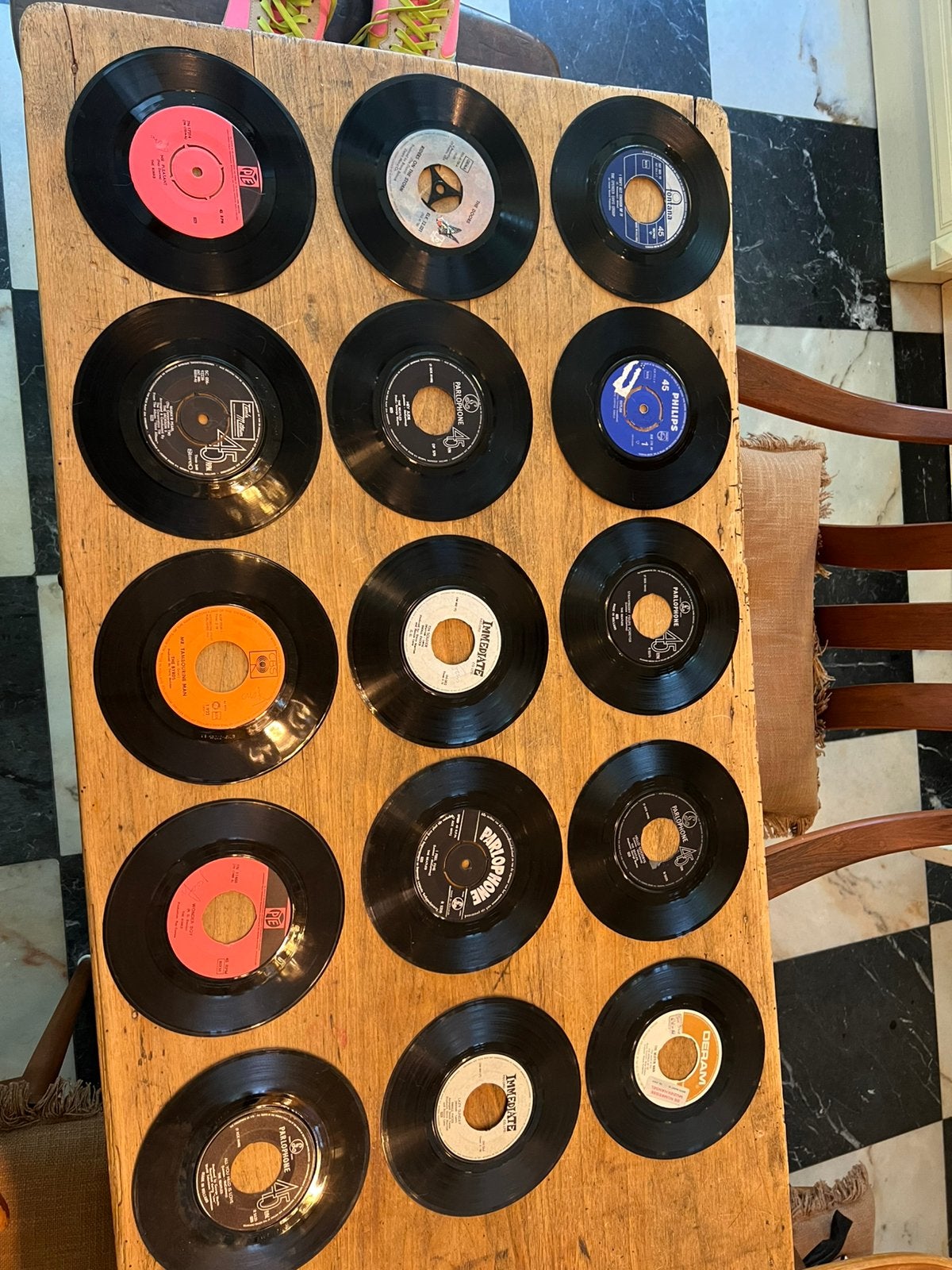 Partij van 48 jaren 60 singles zonder hoes, Cd's en Dvd's, Vinyl Singles, Gebruikt, 7 inch, Ophalen of Verzenden, Pop