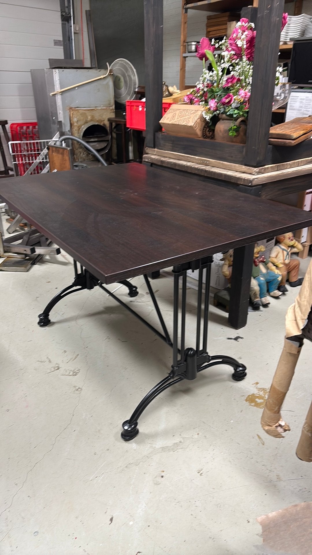 Terras tuintafel 120 x 80, Tuin en Terras, Ophalen, Gebruikt, Rechthoekig, Metaal