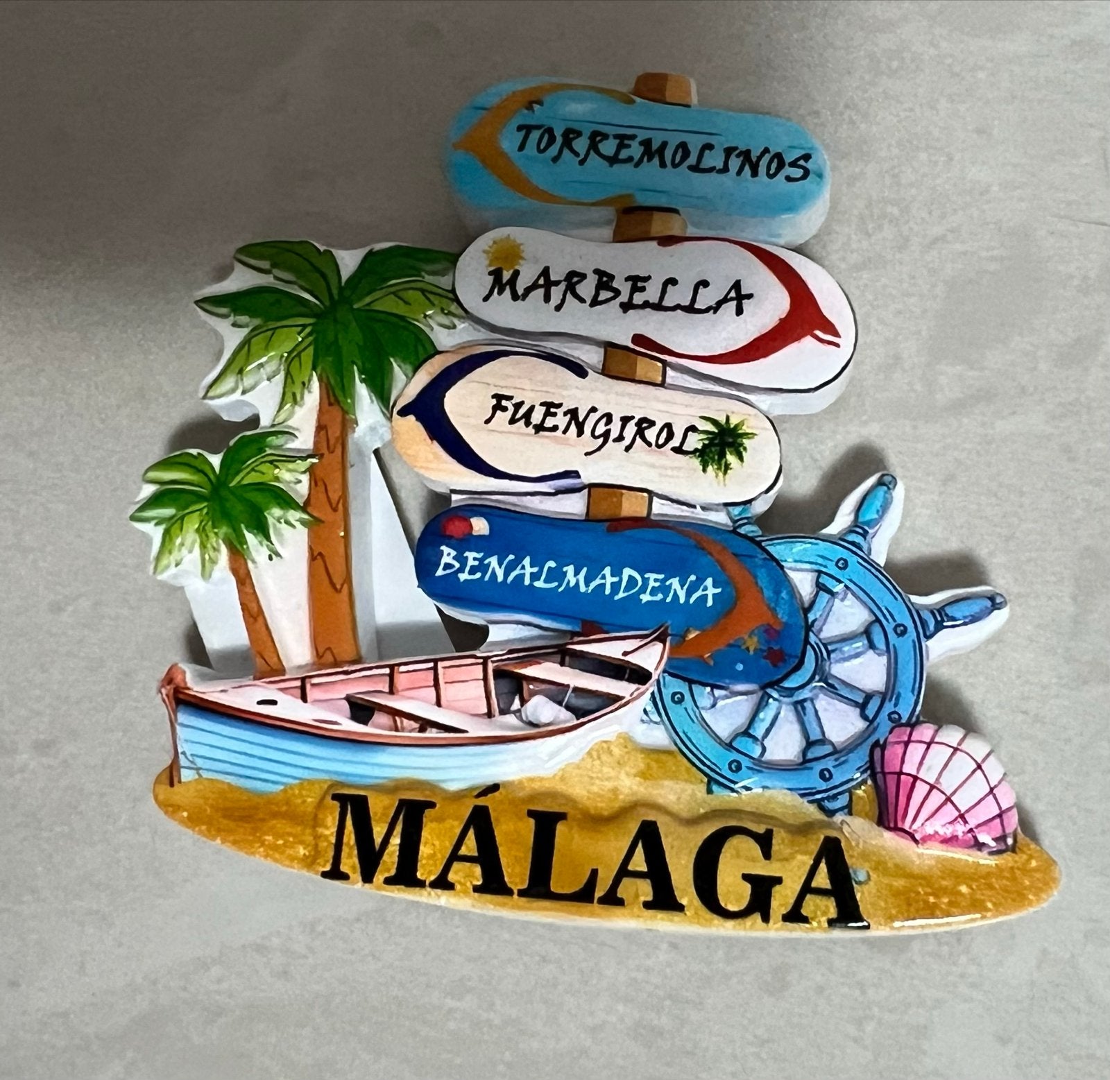 Malaga Koelkastmagneet - Souvenir Spanje (nieuw), Ophalen of Verzenden, Nieuw