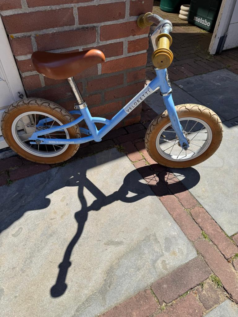 Veloretti loopfiets blauw, Ophalen, Gebruikt, Loopfiets