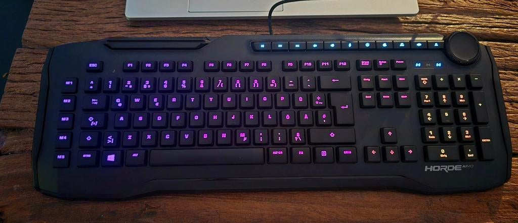 ROCCAT Horde AIMO RGB Gaming Toetsenbord - Nieuwstaat!, Computers en Software, Toetsenborden, Ophalen of Verzenden